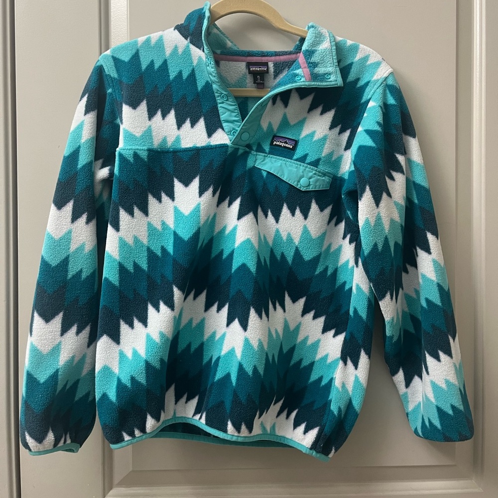 Kids Patagonia Fleece Button Down